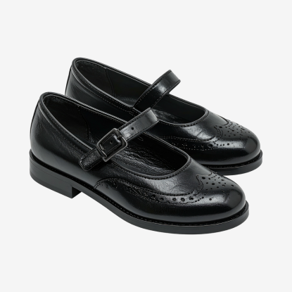 Picture of Brogue Mary Jane Flats